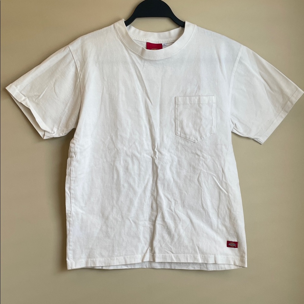 Dickies White Pocket T-Shirt Size M